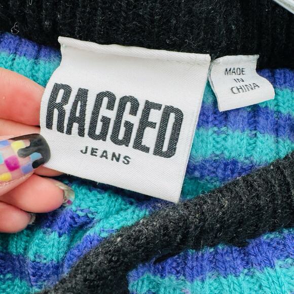 The Ragged Blue Priest Stripe Skirt Ribbed Mini Women’s Size XS - Picture 6 of 8